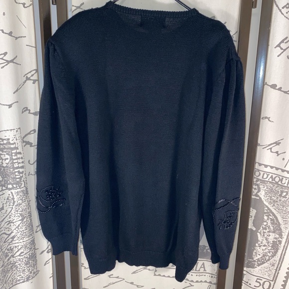 Vintage retro elegant sweater top - Picture 5 of 9